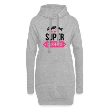 Coiffure / Coiffeur / Coiffeuse / Mode / Cheveux - Sweat-shirt à capuche long Femme - gris chiné - Devant