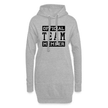 OFFICIAL TEAM MEMBER - Hoodie-Kleid - Grau meliert - Vorne