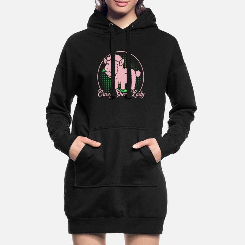 Élevage de moutons Élevage Élevage Mouton Cadeau Sweat-shirt à capuche long Femme