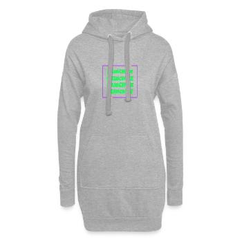 product 2 - Hoodie Dress - heather grey - Front