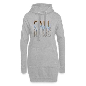 happy present idea family love humor sayings - Hoodie-Kleid - Grau meliert - Vorne