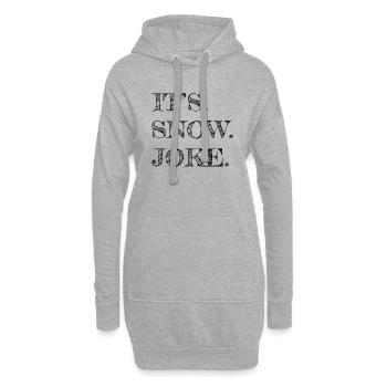 under the tree joke quote awesome - Hoodie-Kleid - Grau meliert - Vorne