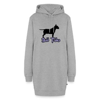 american staff, bit bull - Hoodie-Kleid - Grau meliert - Vorne