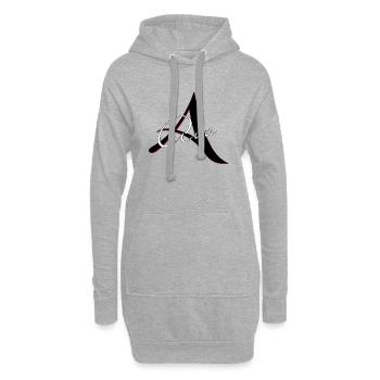 ava - Hoodie Dress - heather grey - Front