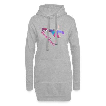 Dancing, Dancer, Breakdance, Gymnastics - Hoodie Dress - heather grey - Front