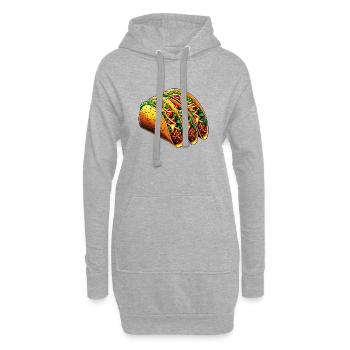 Taco - Hoodie-Kleid - Grau meliert - Vorne