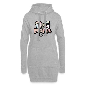 MAMAN CHIEN - Sweat-shirt à capuche long Femme - gris chiné - Devant