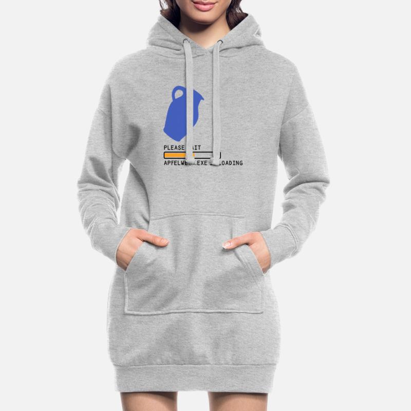 Bembel Loading please wait Hoodie-Kleid