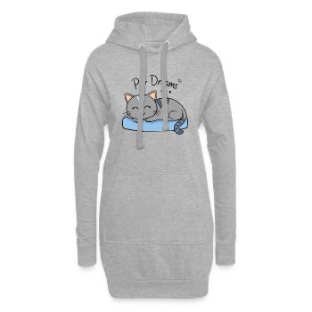 KATZE, PUR DREAMS - Hoodie-Kleid - Grau meliert - Vorne
