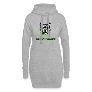 A1 ALFA ESPORTS - Hoodie-Kleid - Grau meliert - Vorne