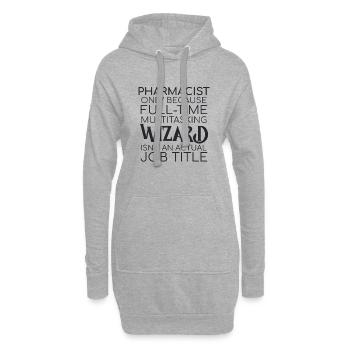 Pharmacien Assistant Pharmacie - Sweat-shirt à capuche long Femme - gris chiné - Devant