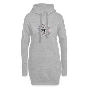 Col du Tourmalet - Hoodie-Kleid - Grau meliert - Vorne