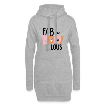 Fabboolous - Design d’Halloween mignon avec - Sweat-shirt à capuche long Femme - gris chiné - Devant