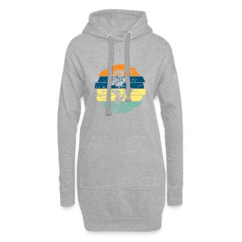 Rose - Hoodie-Kleid - Grau meliert - Vorne