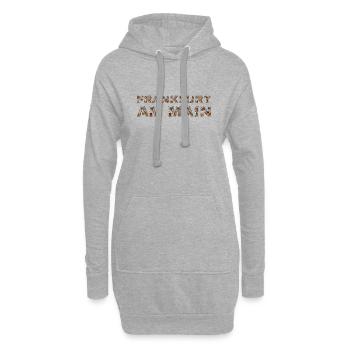 Frankfurt am Main Hund - Hoodie-Kleid - Grau meliert - Vorne