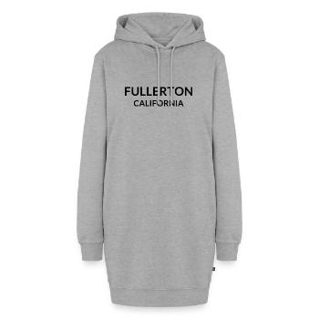 Fullerton California USA - Hoodie-Kleid - Grau meliert - Vorne