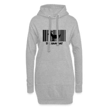 ziege "the bargoat" ziegenbock - Hoodie-Kleid - Grau meliert - Vorne