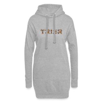 Trier Hund - Hoodie-Kleid - Grau meliert - Vorne