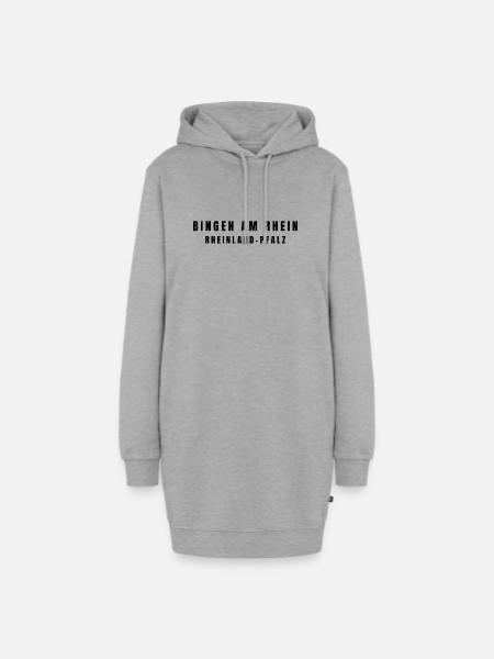 Bingen am Rhein Rheinland-Pfalz - Hoodie-Kleid - Grau meliert