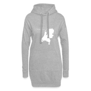 Hollande Pays-Bas Néerlandais - Sweat-shirt à capuche long Femme - gris chiné - Devant