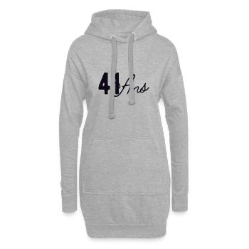 41 ans - Sweat-shirt à capuche long Femme - gris chiné - Devant