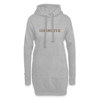 Chemnitz Hund - Hoodie-Kleid - Grau meliert - Vorne
