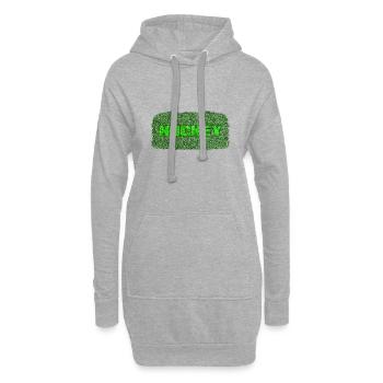Hockey sur gazon Hockey sur gazon artificiel Terrain de hockey - Sweat-shirt à capuche long Femme - gris chiné - Devant