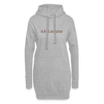 Karlsruhe Hund - Hoodie-Kleid - Grau meliert - Vorne