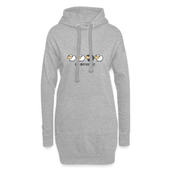 Black Sheep Unique Especially Anders Stolz - Hoodie Dress - heather grey - Front