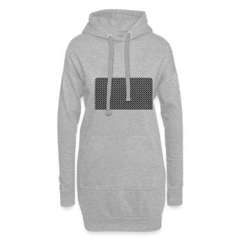 Gitter - Hoodie-Kleid - Grau meliert - Vorne