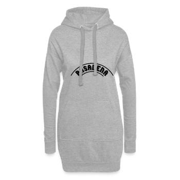 Pasadena - Sweat-shirt à capuche long Femme - gris chiné - Devant