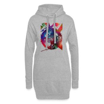 Cycling Bike sport article #cycling #sport #biking - Hoodie Dress - heather grey - Front