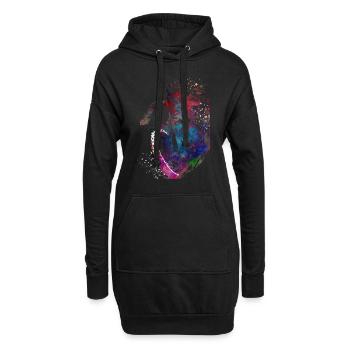 Courses automobiles #motor #sport - Sweat-shirt à capuche long Femme - noir - Devant