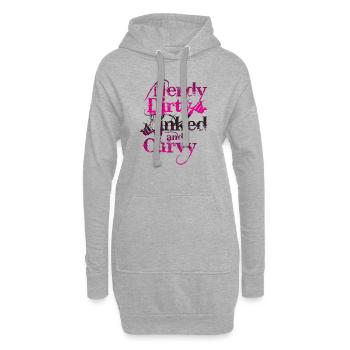 Tatouage de tatouage de tatouage cadeau de tatouage - Sweat-shirt à capuche long Femme - gris chiné - Devant
