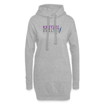 KRITZEL KRITZEL - Zeichner - Schreiben - Hoodie-Kleid - Grau meliert - Vorne