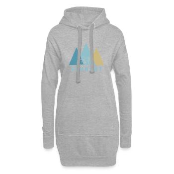 Vermont - Vintage vélo de route vélo rétro - Sweat-shirt à capuche long Femme - gris chiné - Devant