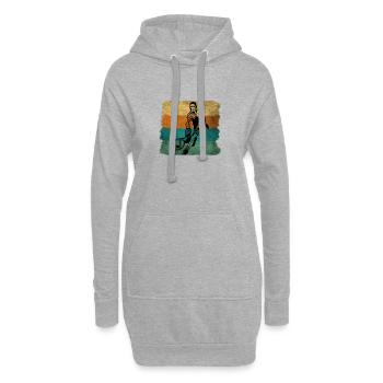 Tennis - Hoodie-Kleid - Grau meliert - Vorne