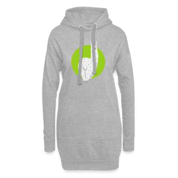 Lustige Lama-Lama-Alpaka-T-Shirt Geschenkideen - Hoodie-Kleid - Grau meliert - Vorne