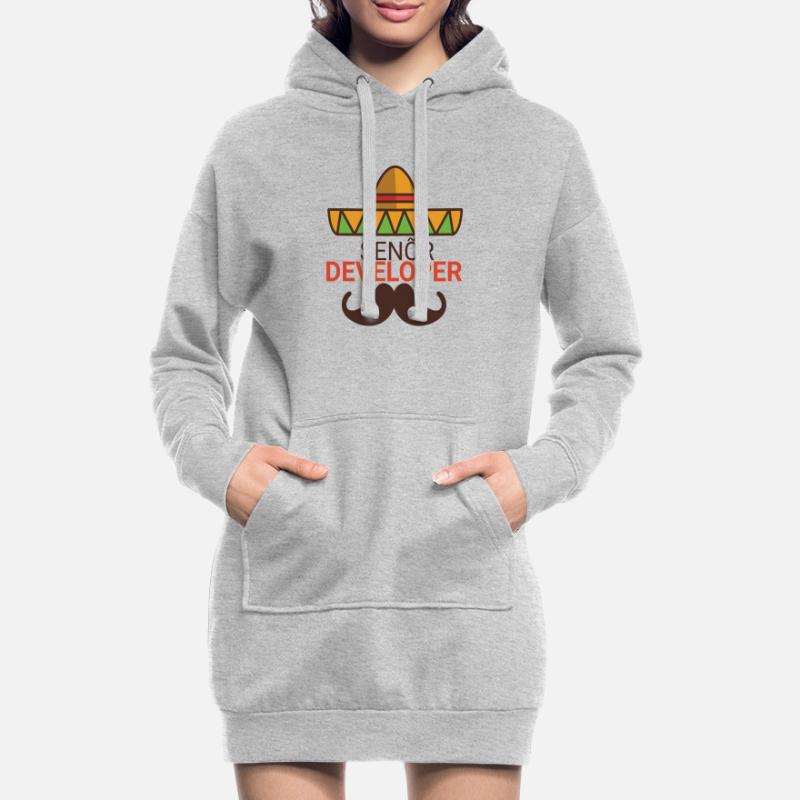 "Senor Developer, Senior Developer" |Programmierer Hoodie-Kleid