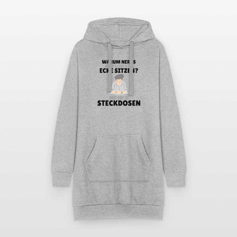 Nerds Nerd Programmierer Informatiker Computer Hoodie-Kleid