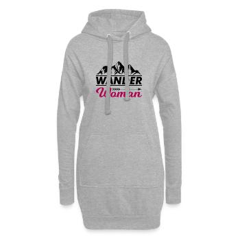 Wander Woman - Hoodie-Kleid - Grau meliert - Vorne