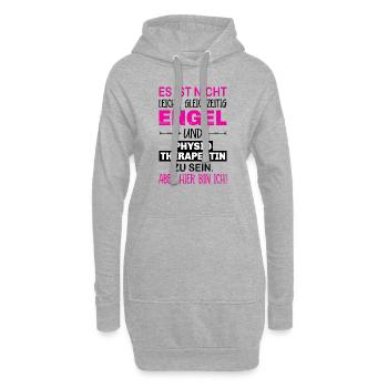 Physiotherapeutin Geschenke Physiotherapeut Physio - Hoodie-Kleid - Grau meliert - Vorne