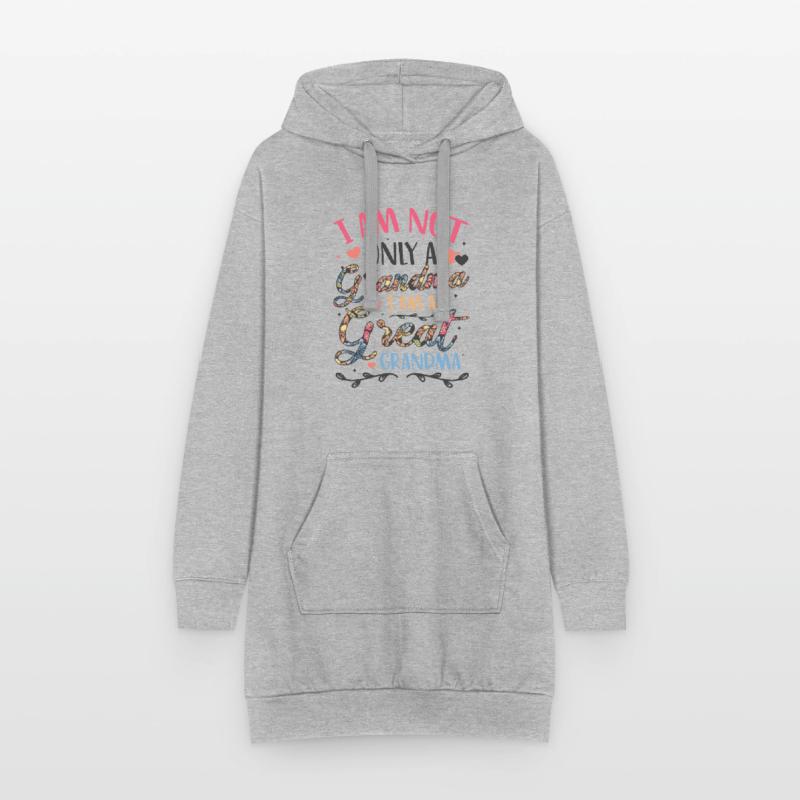 Nicht nur eine Großmutter, bin eine Urgroßmutter Hoodie-Kleid