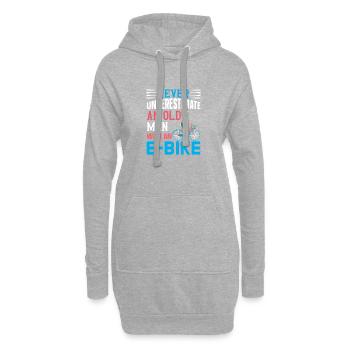 Cyclisme, cyclisme, cyclisme - Sweat-shirt à capuche long Femme - gris chiné - Devant