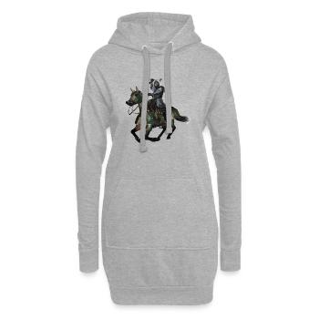 Ritter - Hoodie-Kleid - Grau meliert - Vorne