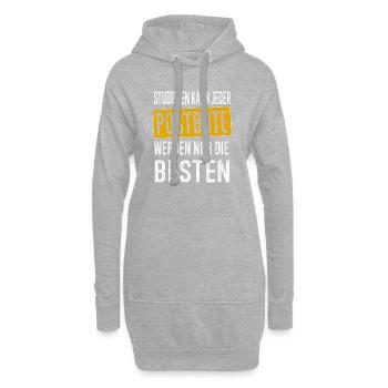 Postbote Briefträger Paketbote Geschenk - Hoodie-Kleid - Grau meliert - Vorne