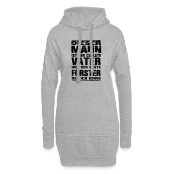 Förster - Hoodie-Kleid - Grau meliert - Vorne