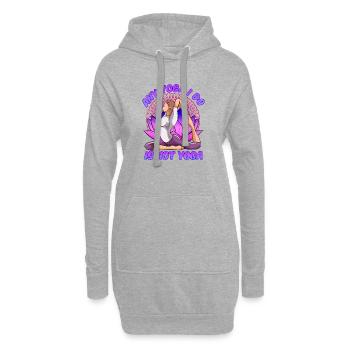Any Yoga I Do is Hot Yoga Shirt - Hoodie-Kleid - Grau meliert - Vorne