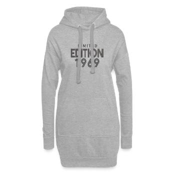 Édition limitée 1969 - Sweat-shirt à capuche long Femme - gris chiné - Devant