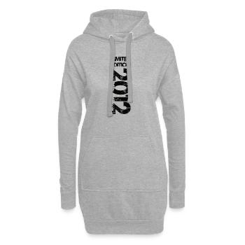 Limited Edition 2012 - Hoodie-Kleid - Grau meliert - Vorne